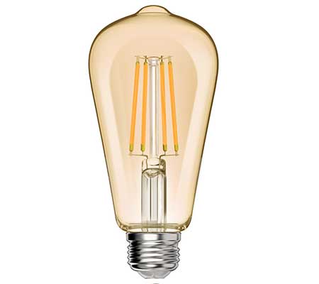 led bulbs edison bulbs st58 e26 amber light bulbs